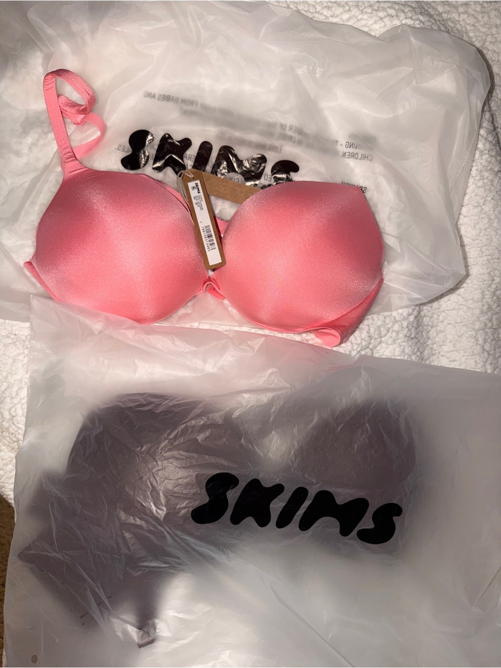 SKIMS Cocoa Padded T-Shirt Bra